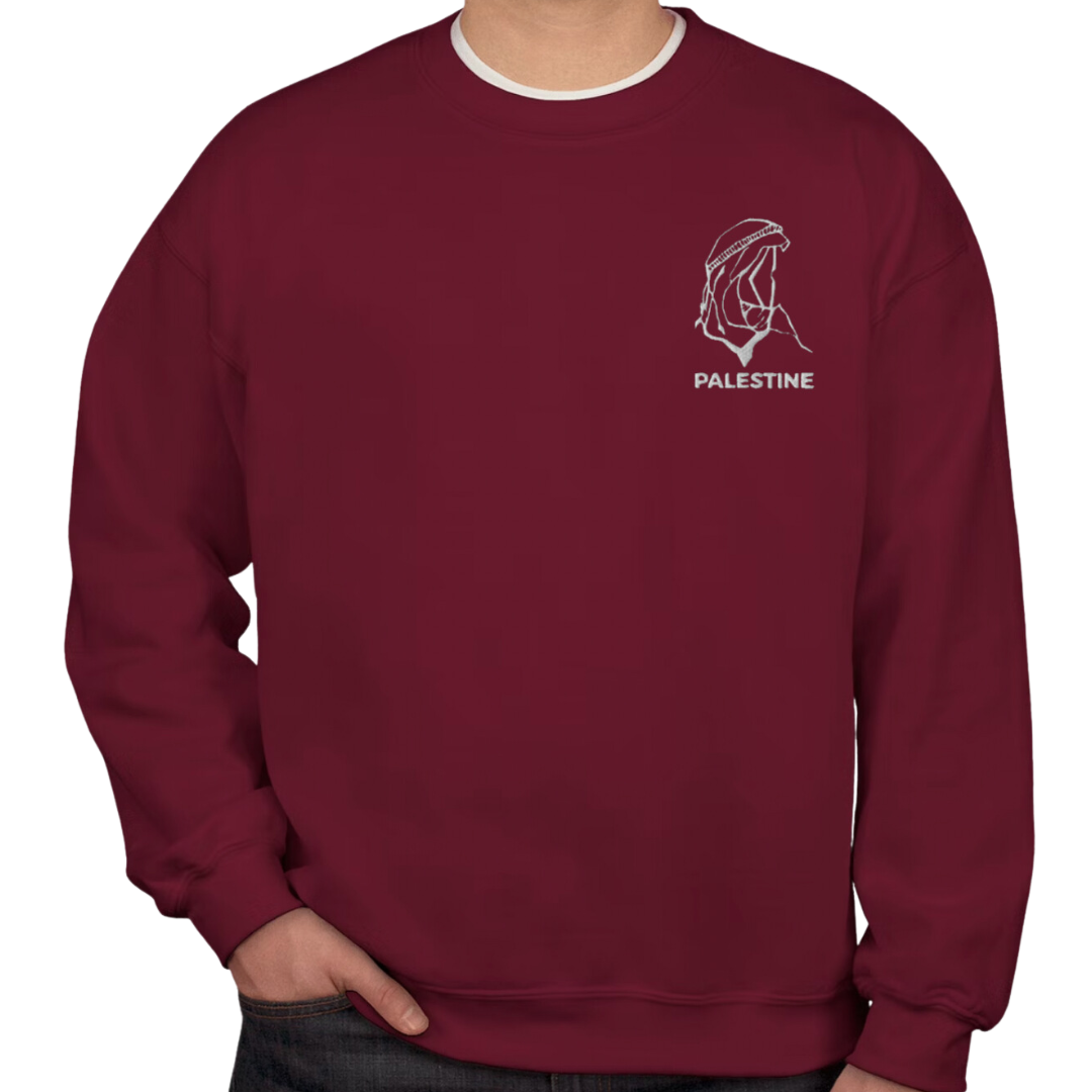 Embroidered Palestinian Identity Crewneck