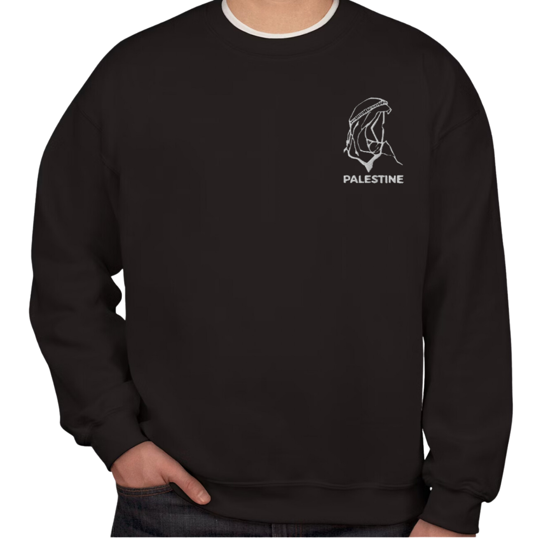 Embroidered Palestinian Identity Crewneck