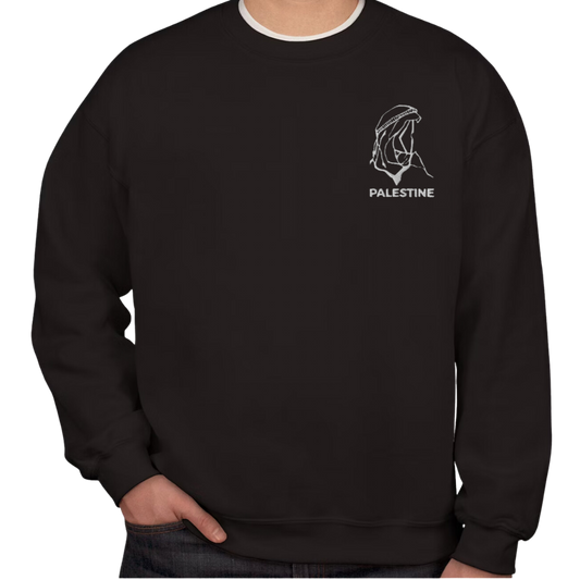 Embroidered Palestinian Identity Crewneck