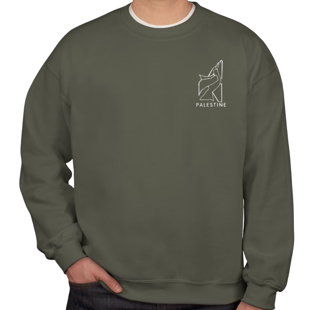 Embroidered Palestinian Liberation         Crewneck